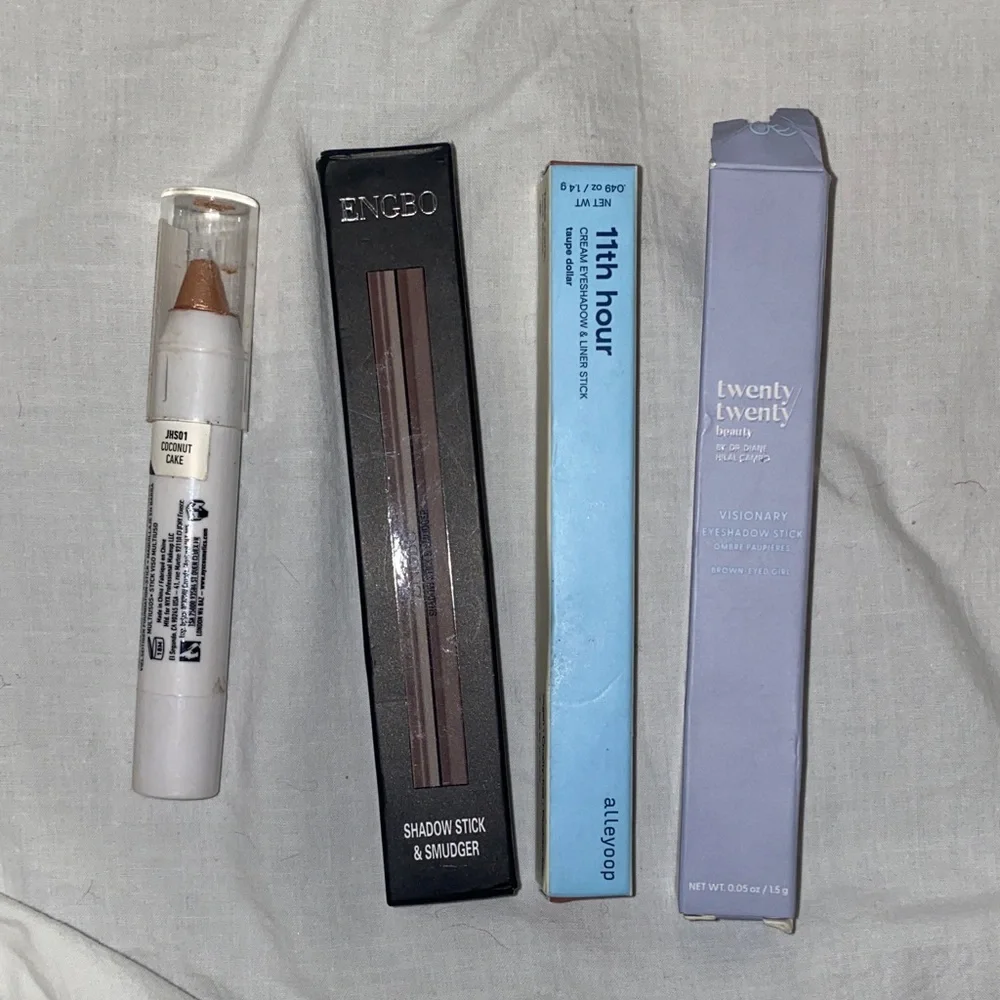 $50 New Shadow Stick Set Nyx 11th hour Twenty Twenty Engbo gold and brown